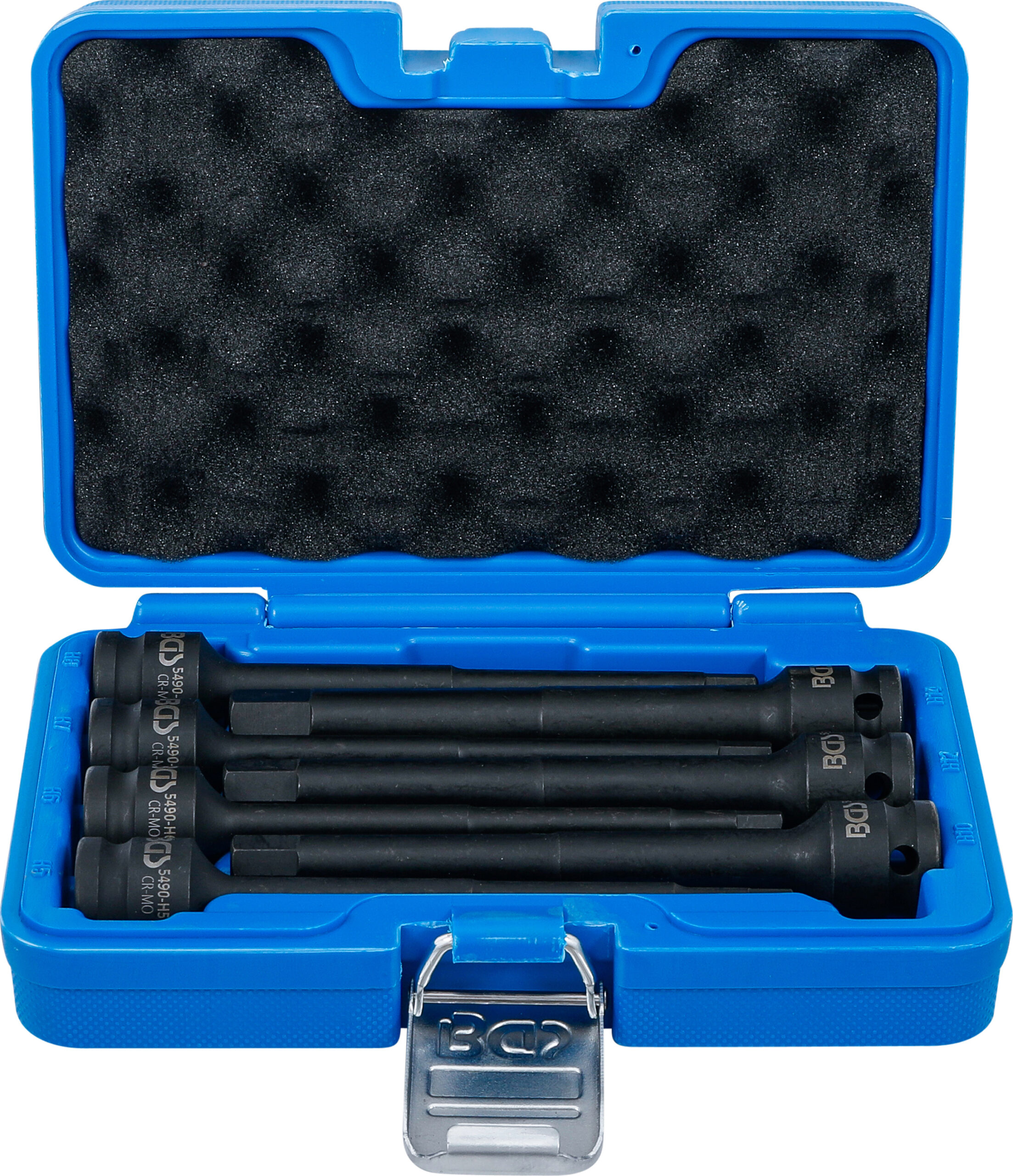 Kraft-Bit-Insats-sats | Längd 150 mm | 12,5 mm (1/2") | Inre sexkant 5 - 14 mm | 7 delar