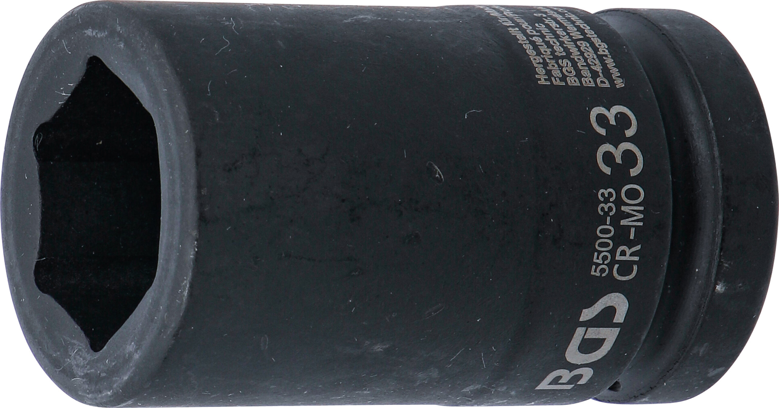 Krafthylsa Sexkant, djup | 25 mm (1") | 33 mm