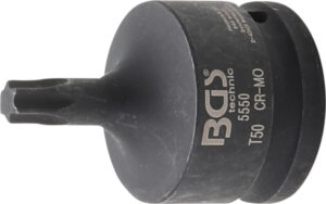 Kraft-Bit-Insats | Längd 60 mm | 20 mm (3/4") | T-Profil (för Torx) T50