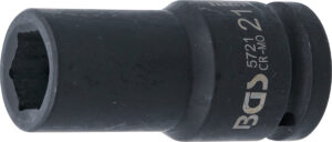 Krafthylsa Sexkant, djup | 20 mm (3/4") | 21 mm