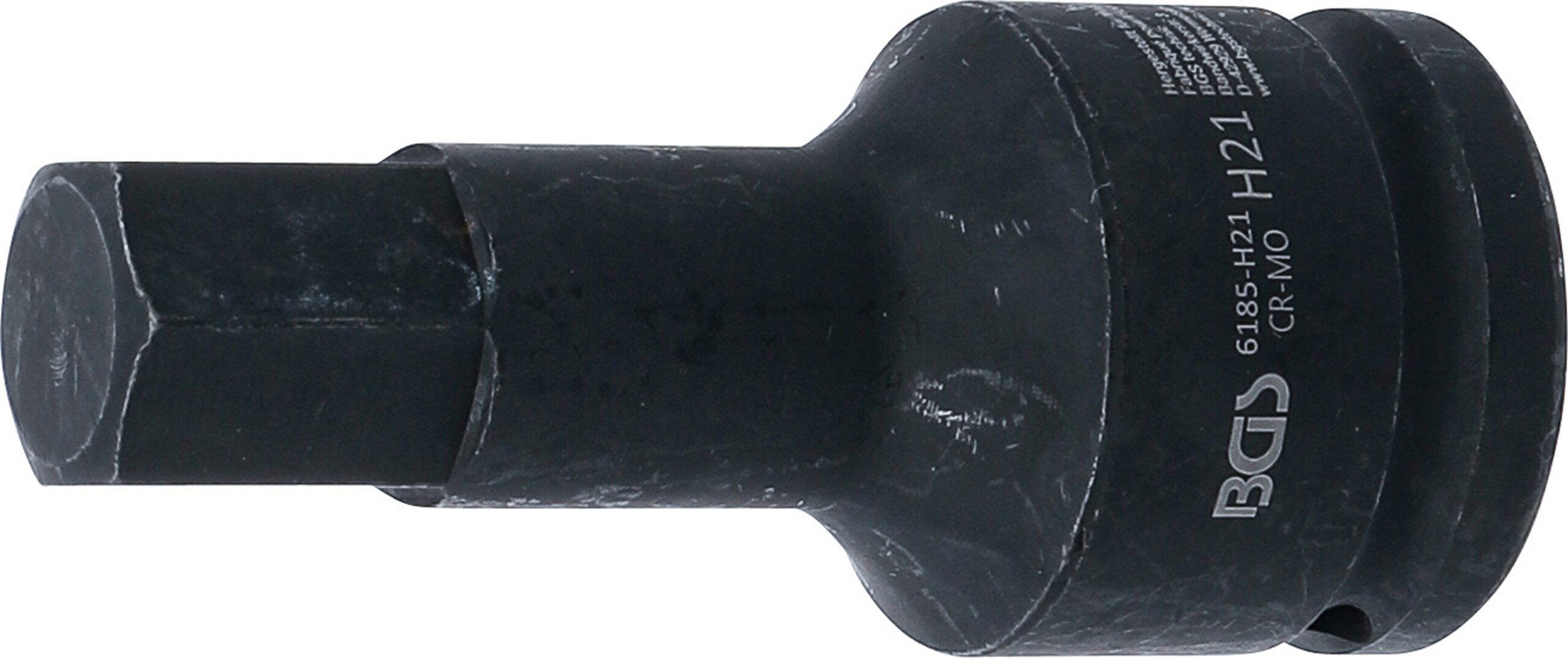 Kraft-Bit-Insats | Längd 100 mm | 20 mm (3/4") | Inre sexkant 21 mm