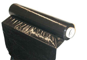 Stretchfolie | svart | 500 mm x 300 m, 23 µm