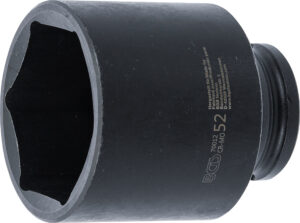 Krafthylsa Sexkant | 12,5 mm (1/2") | 52 mm