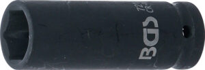Krafthylsa Sexkant, djup | 12,5 mm (1/2") | 19 mm