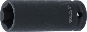 Krafthylsa Sexkant, djup | 12,5 mm (1/2") | 21 mm