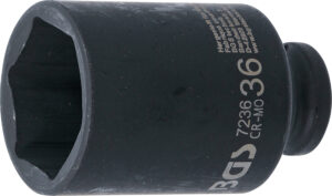 Krafthylsa Sexkant, djup | 12,5 mm (1/2") | 36 mm