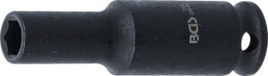 Krafthylsa Sexkant, djup | 6,3 mm (1/4") | 6 mm