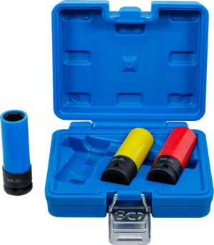 Kraft-Skoninsats-sats | 12,5 mm (1/2") | 17 / 19 / 21 mm | 3 delar