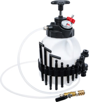 Oljepåfyllare med handpump | med 12 adaptorer | 3 l