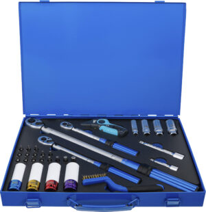 Momentnyckel-sats | 6,3 mm (1/4"), 10 mm (3/8"), 12,5 mm (1/2") | 31 delar