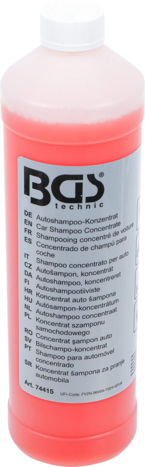 Bilschampo-koncentrat | rött | 1000 ml