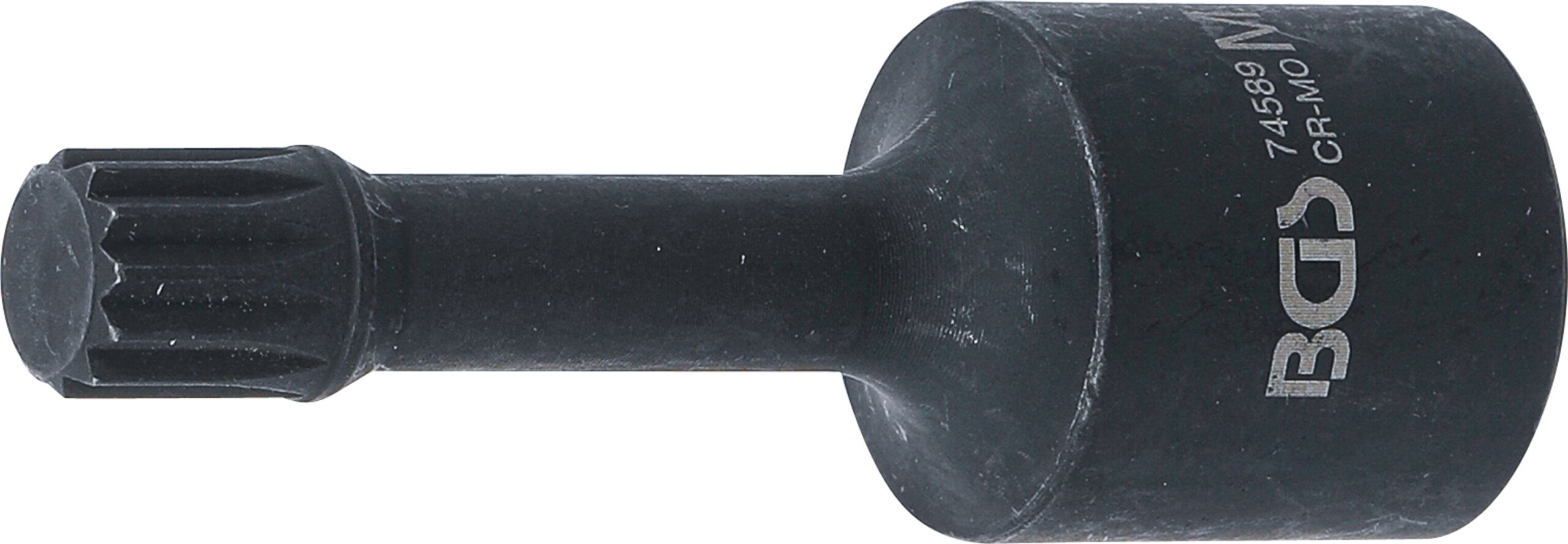 Kraft-special bithylsa | Längd 72 mm | 12,5 mm (1/2") | Inre mångtandad (för XZN) M12 | för VAG