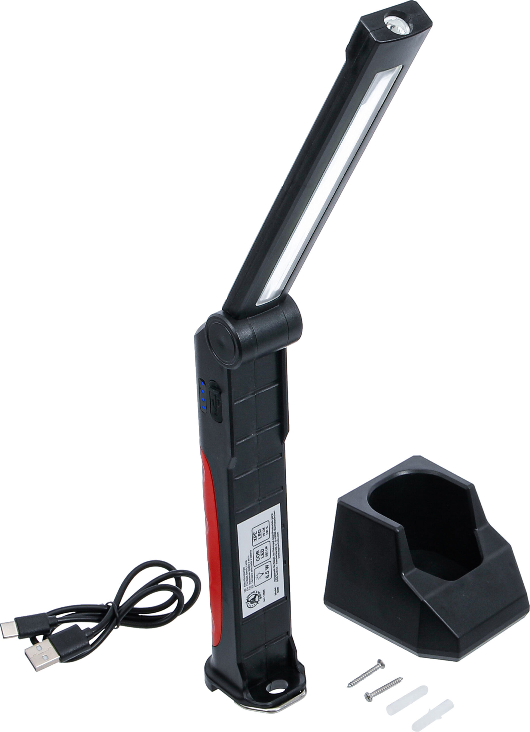 Laddningsbar viklampa | COB-LED | 6,5 W | med laddningsstation