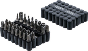 Bit-sats | Kort | Yttre sexkant 6,3 mm (1/4") | Olika profiler | 33 delar