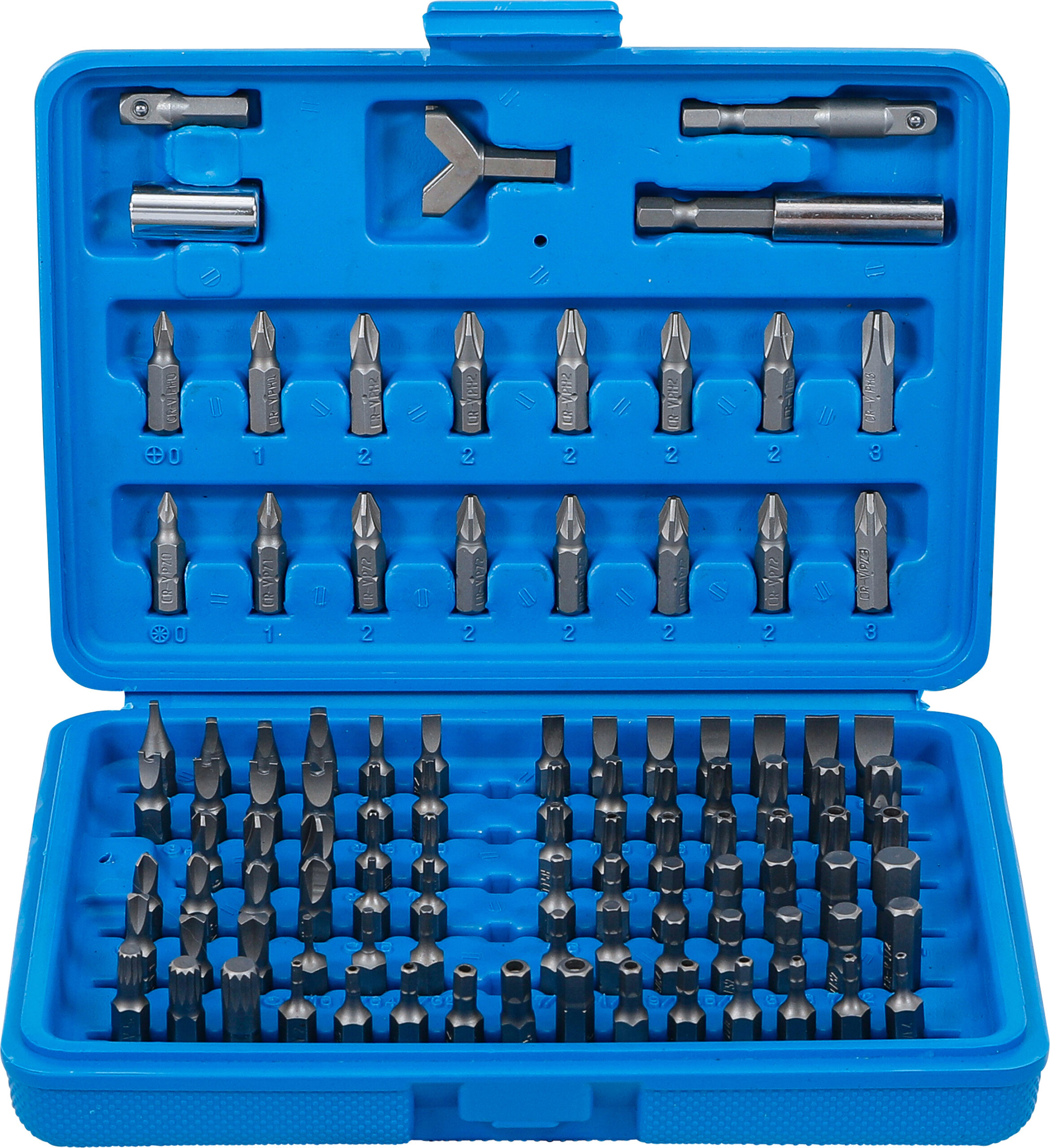 Säkerhets-Bit-sats | Yttre sexkant 6,3 mm (1/4") | 100 delar