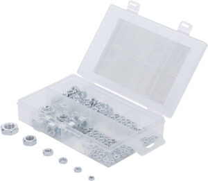 Mutter-sortiment | M3 - M10 | 150 delar