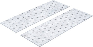 Stål-hålskivor-sortiment | 300 x 100 x 2 mm | 2 delar
