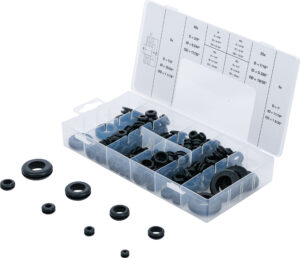 Gummi-Genomföringsmuffar-Sortiment | Tum | 180 delar