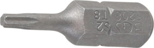 Bit | Längd 25 mm | Yttre sexkant 6,3 mm (1/4") | T-Profil (för Torx) T8