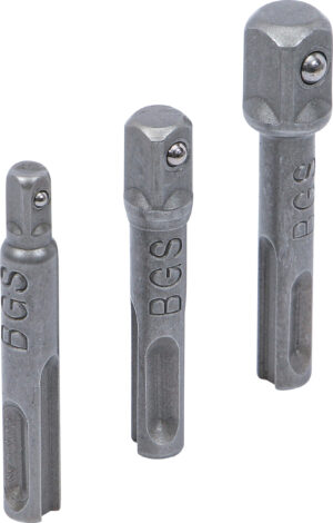 Adaptersats | SDS - 6,3 mm (1/4"), 10 mm (3/8"), 12,5 mm (1/2") | 3 delar