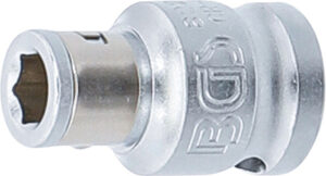 Bit-Adapter med spärrkula | Inre fyrkant 10 mm (3/8") | Inre sexkant 6,3 mm (1/4")