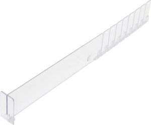 Plast-skiljare | transparent | 285 / 480 x 60 mm
