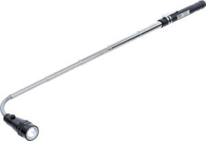 Utdragbar LED-lampa med magnetlyftare | "2-IN-1"